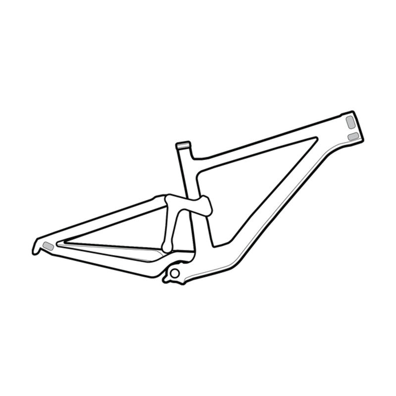 Lizard Kit protezione telaio - cavi trasparente lucido (6 pezzi)