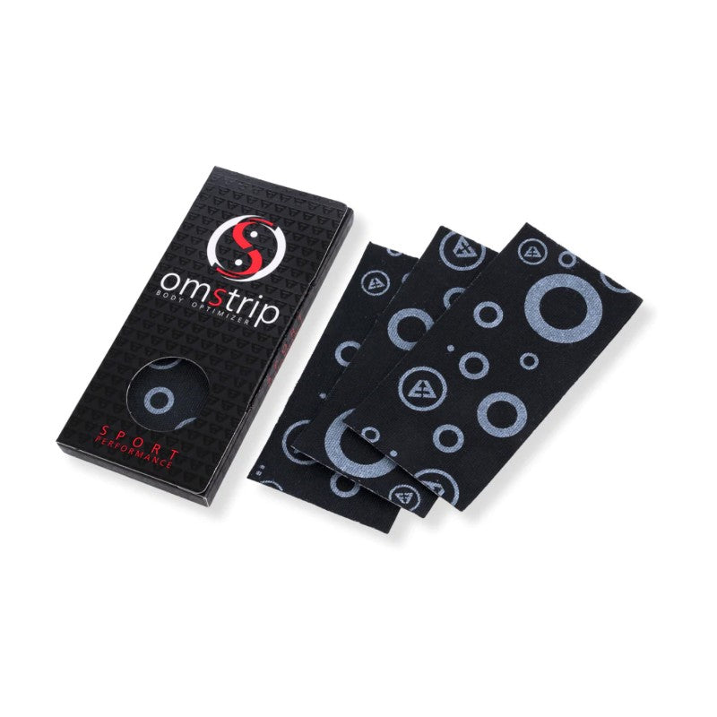 Omstrip Ultra Pack - Confezione da 8 cerotti Sport Performance (10 x 5cm) neri