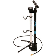 Sapo Pompa da pavimento HYBRID con manometro 63mm, cavalletto pieghevole, protez in gomma e raccordo Jet 16 bar / 232 psi