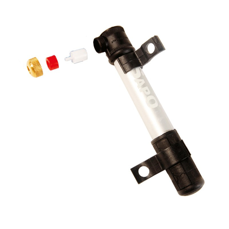 Sapo Minipompa ARIA ALLUMINIO nera 7 bar / 100 psi