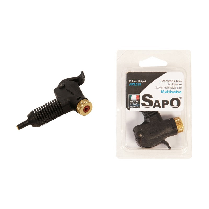 Sapo Raccordo a leva multivalve 12 bar / 180 psi