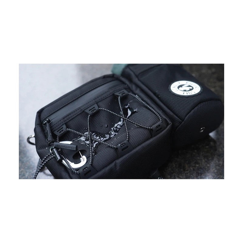 Ulac Borsello doppio al manubrio Krosstrek (3,3 L) nero - black