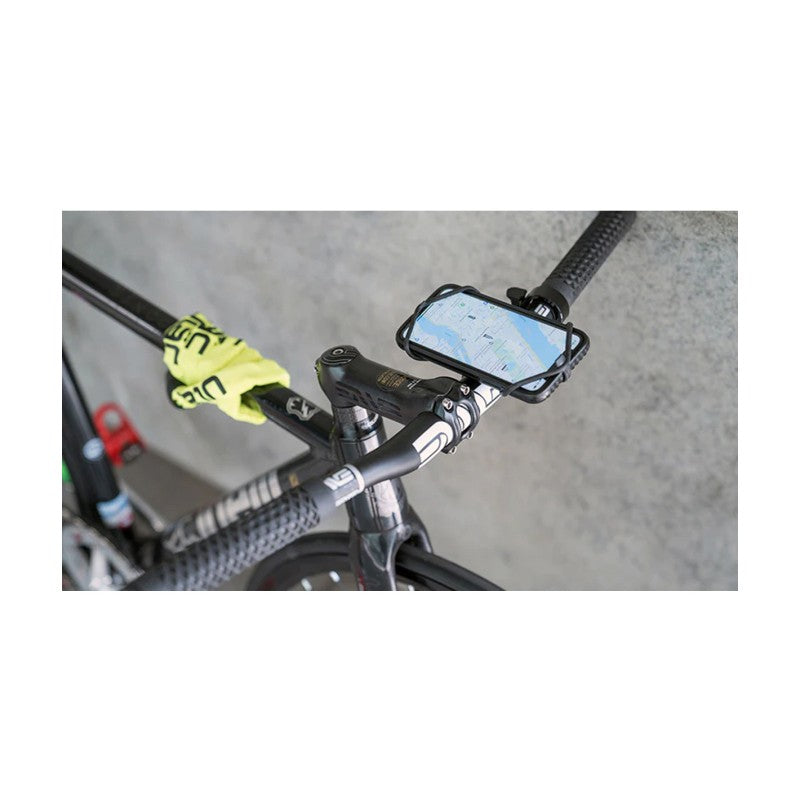 Ulac Supporto smartphone Spyder Z PRO per manubrio in silicone nero - black