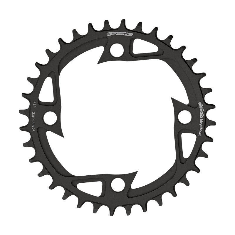 FSA Corona E-Bike bcd 104 MT SH 12v 4F 1x acciaio WB497 B1