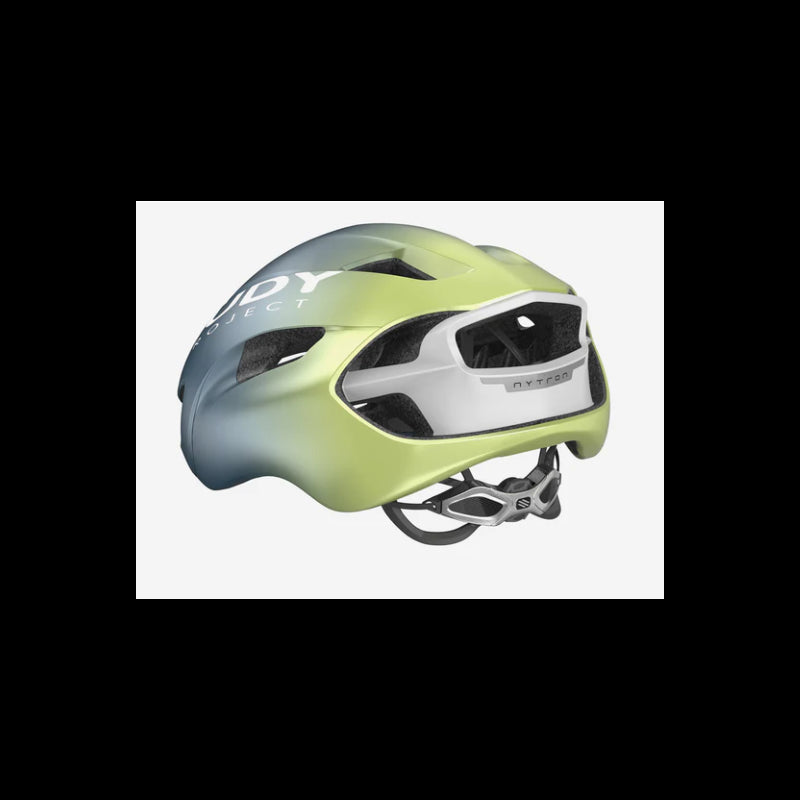 Rudy Project Casco Nytron Blue Avio/Apple Green Metal Matte