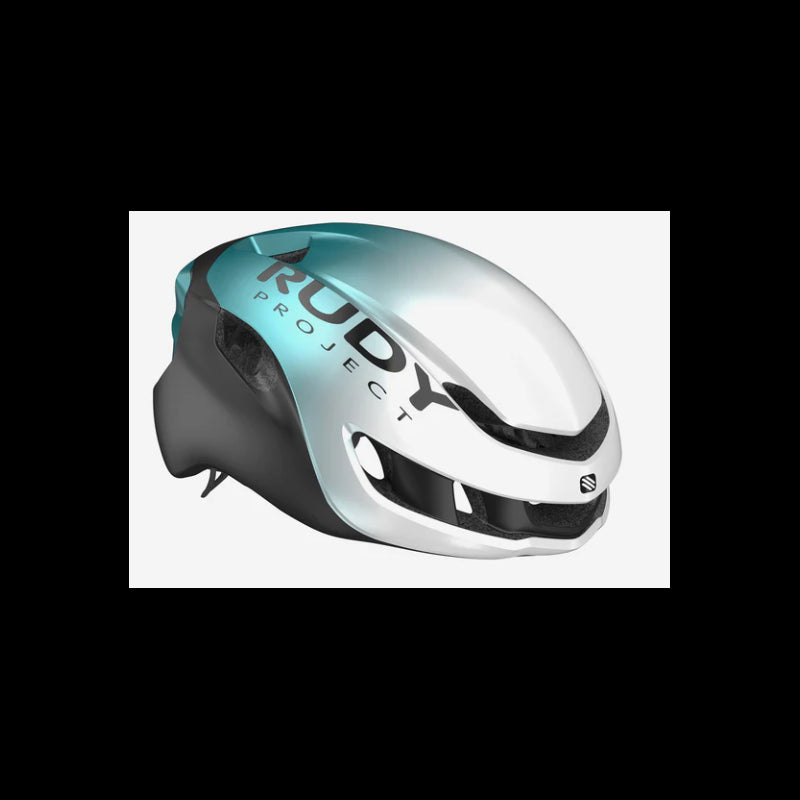 Rudy Project Casco Nytron Pearl/Emerald/Black Metal Matte