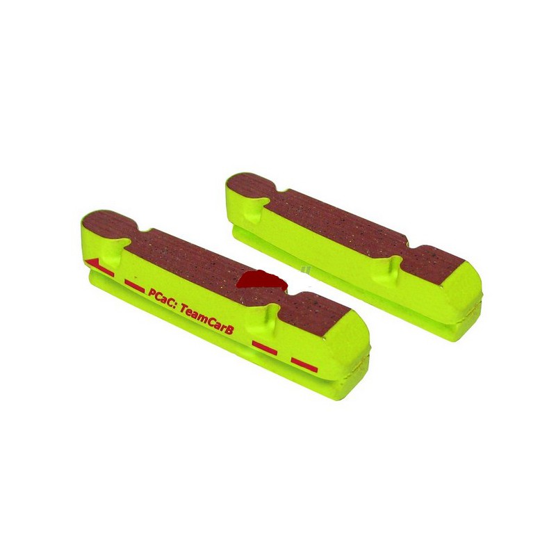 Ashima Pattini Freno Shimano Carbonio Giallo