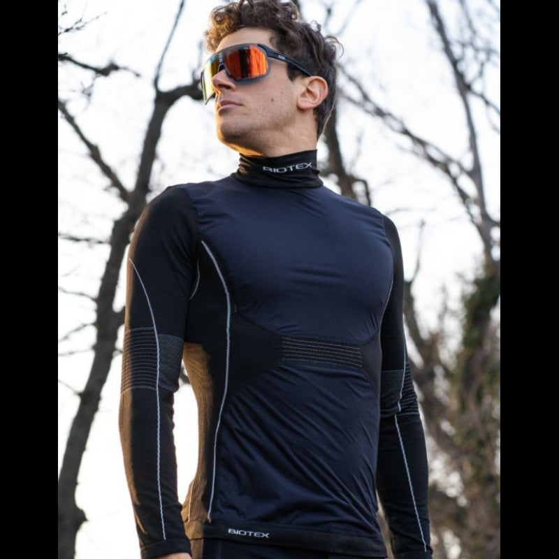 Biotex Intimo Lupetto Antivento Seamless Nero