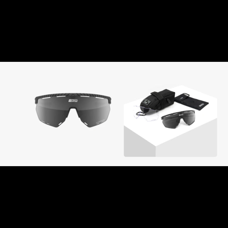 Scicon Sports Occhiali Aerowing Carbon Matt Multimirror Silver