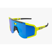 Scicon Sports Occhiali Aeroscope Yellow Fluo Multimirror Blue