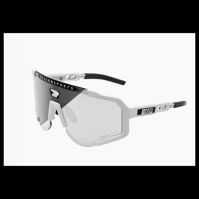 Scicon Sports Occhiali Aeroscope White Photochromic Silver