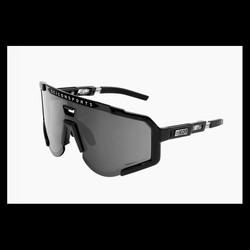 Scicon Sports Occhiali Aeroscope Black Gloss Multimirror Silver