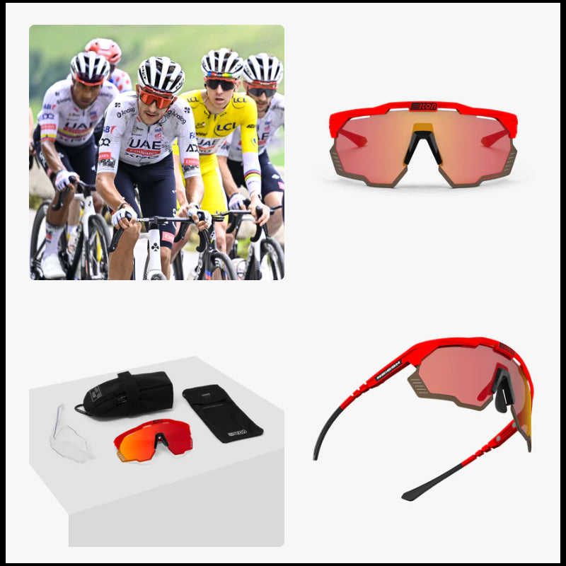 Scicon Sports Occhiali Aeroshade Kunken Red Multimirror Red