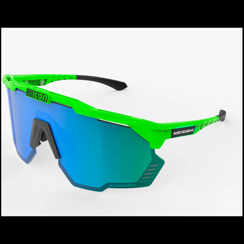 Scicon Sports Occhiali Aeroshade Kunken Green Fluo Multimirror Green
