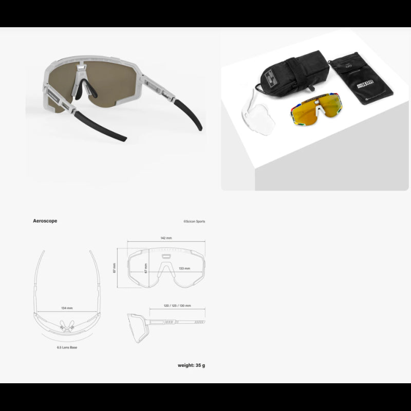 Scicon Sports Occhiali Aeroscope World Champion