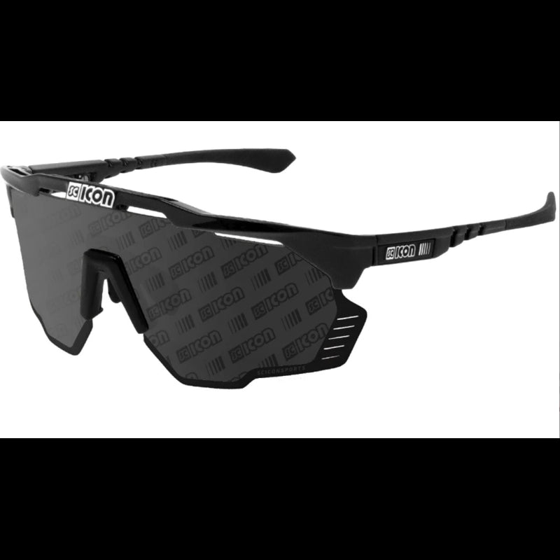 Scicon Sports Occhiali Aeroshade Kunken Black Gloss Monogram Silver