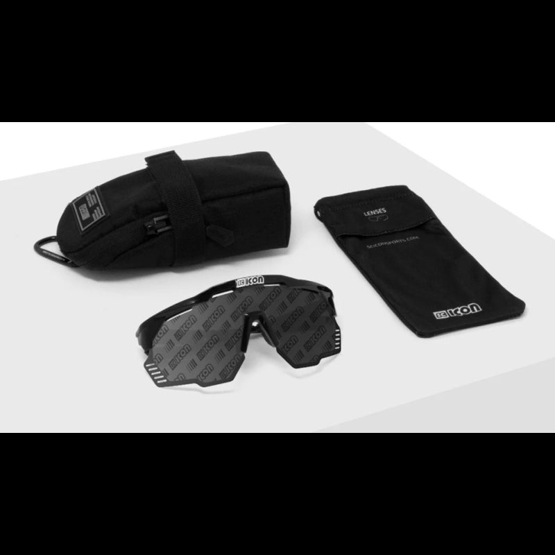 Scicon Sports Occhiali Aeroshade Kunken Black Gloss Monogram Silver