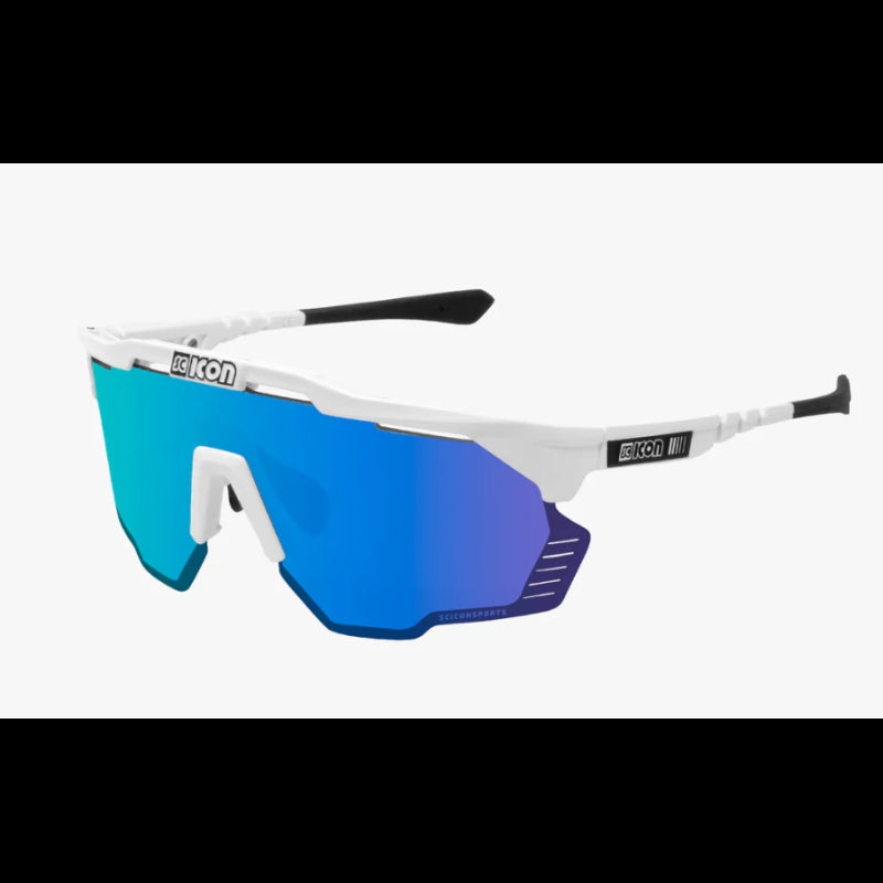 Scicon Sports Occhiali Aeroshade Kunken White Multimirror Blue