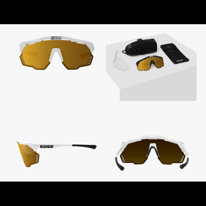 Scicon Sports Occhiali Aeroshade Kunken Crystal Multimirror Bronze