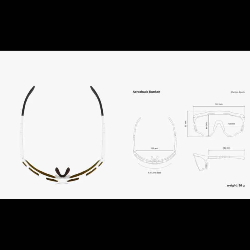 Scicon Sports Occhiali Aeroshade Kunken Crystal Multimirror Bronze