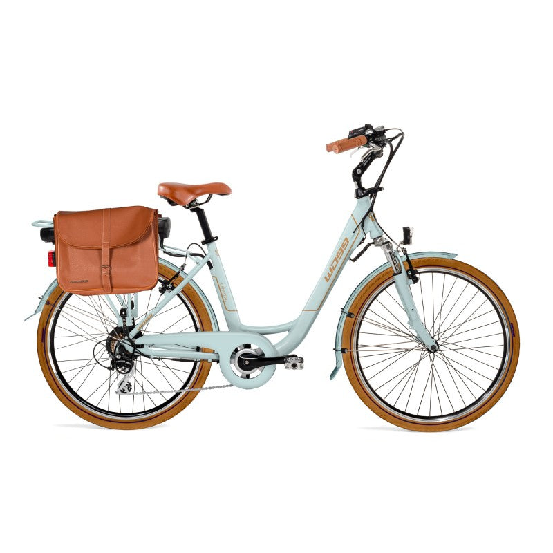 Wd99 Bici E-City Crystal Retrò 26″ + Borsa in Pelle in Omaggio