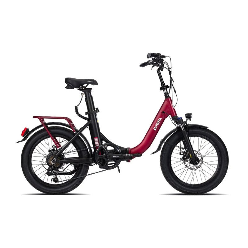 Brera Fat Bike E-Urban Buggy 20'' Bordeaux Opaco