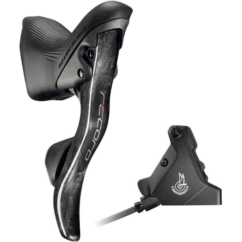 Campagnolo Comando Ergopower DB Dx Record 12v. + Pinza Post. 160/140  c/olio