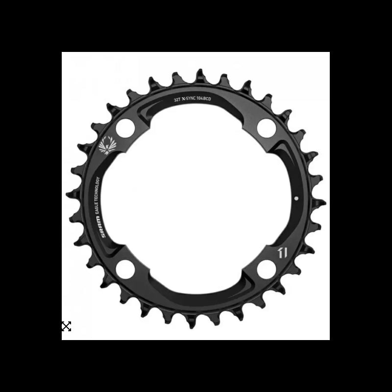Sram Corona Eagle 34t Alluminio X-Sync 12v Girobulloni 104mm Nero