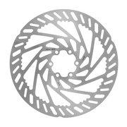 ASHIMA Disco Freno ARO-27 203mm X 2mm per E-Bike Argento attacco 6 fori