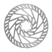 ASHIMA Disco Freno ARO-27 220mm X 2mm E-Bike Argento attacco 6 fori