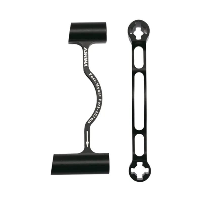 ASHIMA Adattatore Pinze Freno AU32 Ant: 203mm / Post: 203mm Nero