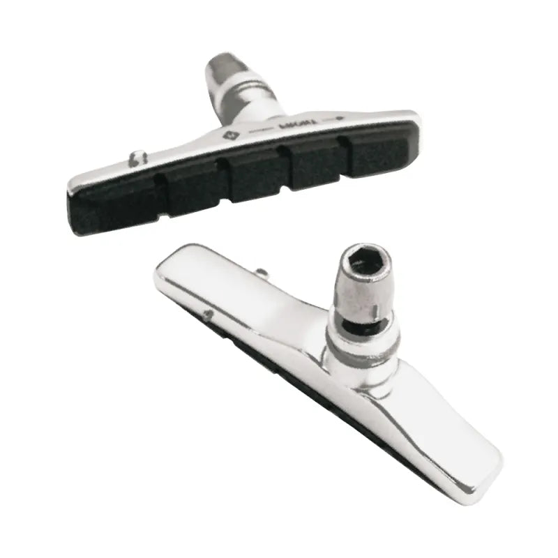 ASHIMA Portapattini Freno 72mm MTB Standard in Alluminio Argento con dado