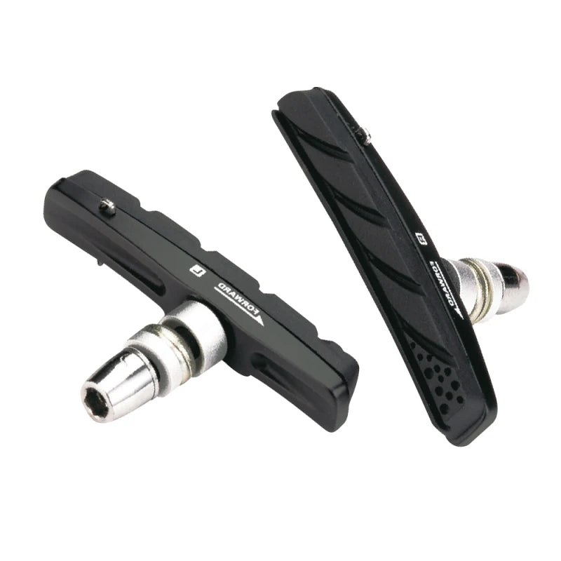 ASHIMA Portapattini Freno 72mm MTB Acqua in Alluminio Nero con dado