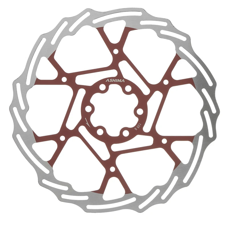 ASHIMA Disco Freno ARO-19 160mm X 100gr Rosso attacco 6 fori