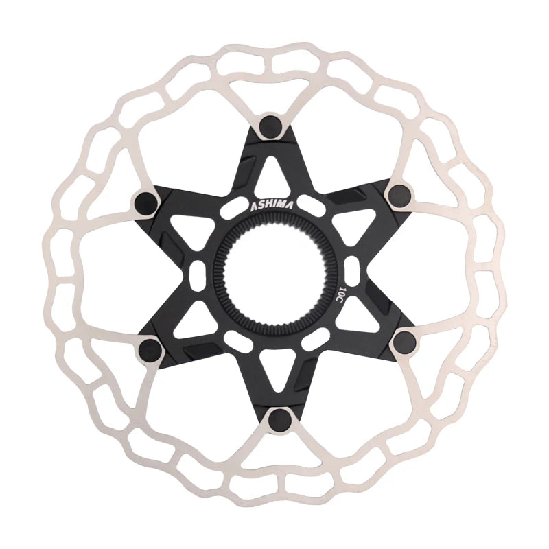 ASHIMA Disco Freno ARO-10 160mm X 95gr Doppia Anima Nero - Center Lock