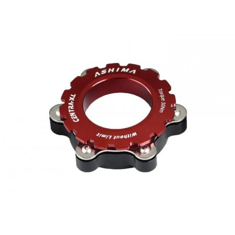 ASHIMA Adattatore Disco per Perno: 9/10/12/15/20mm Rosso Center Lock