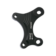 ASHIMA Adattatore Pinze Freno AU12 Ant: 203mm - Post: 180mm Nero