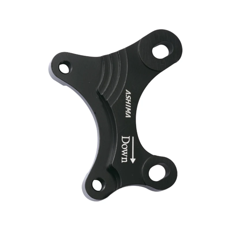 ASHIMA Adattatore Pinze Freno AU12 Ant: 203mm - Post: 180mm Nero