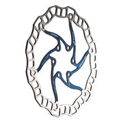 ASHIMA Disco Freno ARO-08 Ultralight 180mm X 112gr Blu - Attacco 6 fori