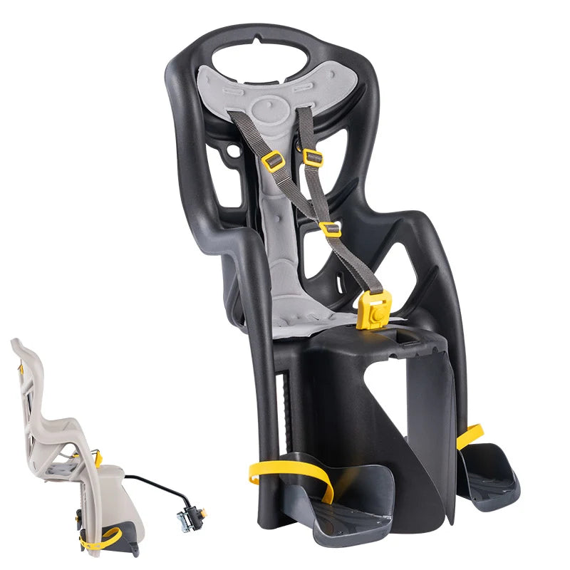 Bellelli Seggiolino Posteriore PEPE Industrial Attacco Portapacchi Nero