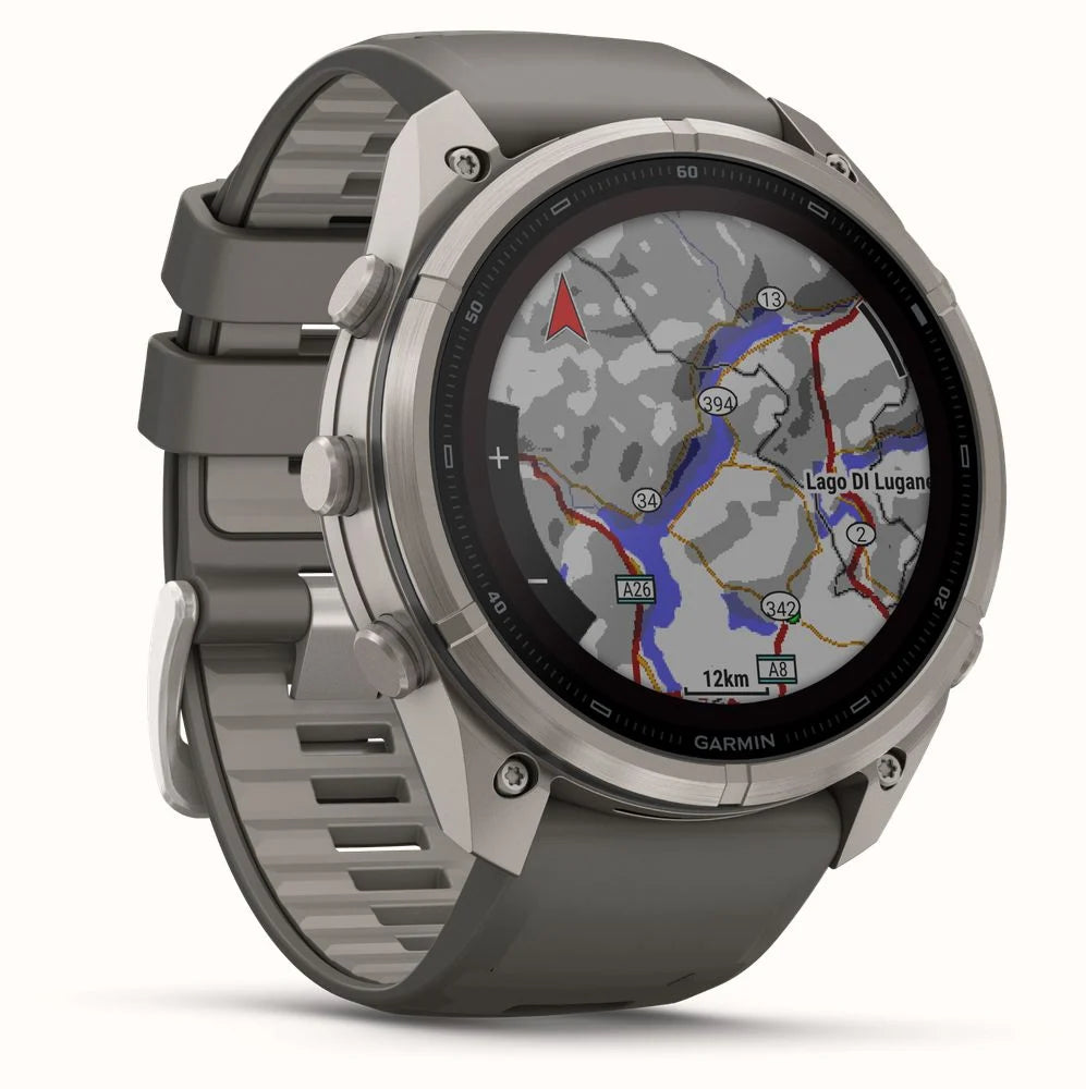 Garmin Fenix 9 Pro Solar 51mm InReach Titanium cinturino Grigio