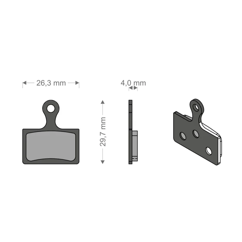 Brenta Pastiglie Performance Tech per Impianto DURACE/XTR/MCX1 SHIMANO/REVER