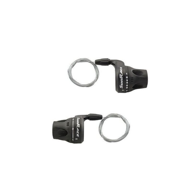 Sunrace Coppia Grip Shifter 8 Velocita' Con Cavi