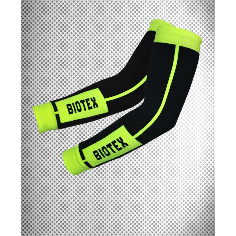 Biotex Manicotti Seamless Nero/Giallo