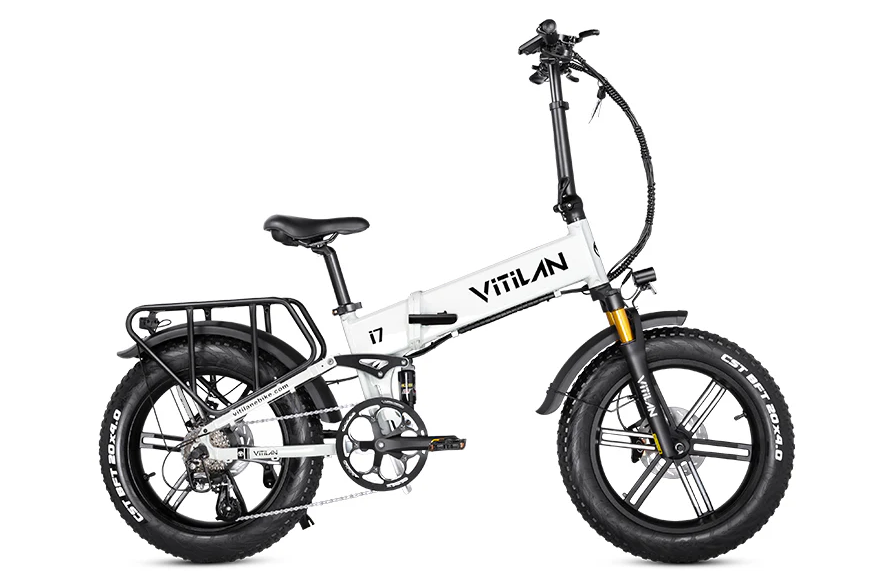 Vitilan Bici Elettrica Fat Bike i7 Pro 3.0 Full Sospension 750W