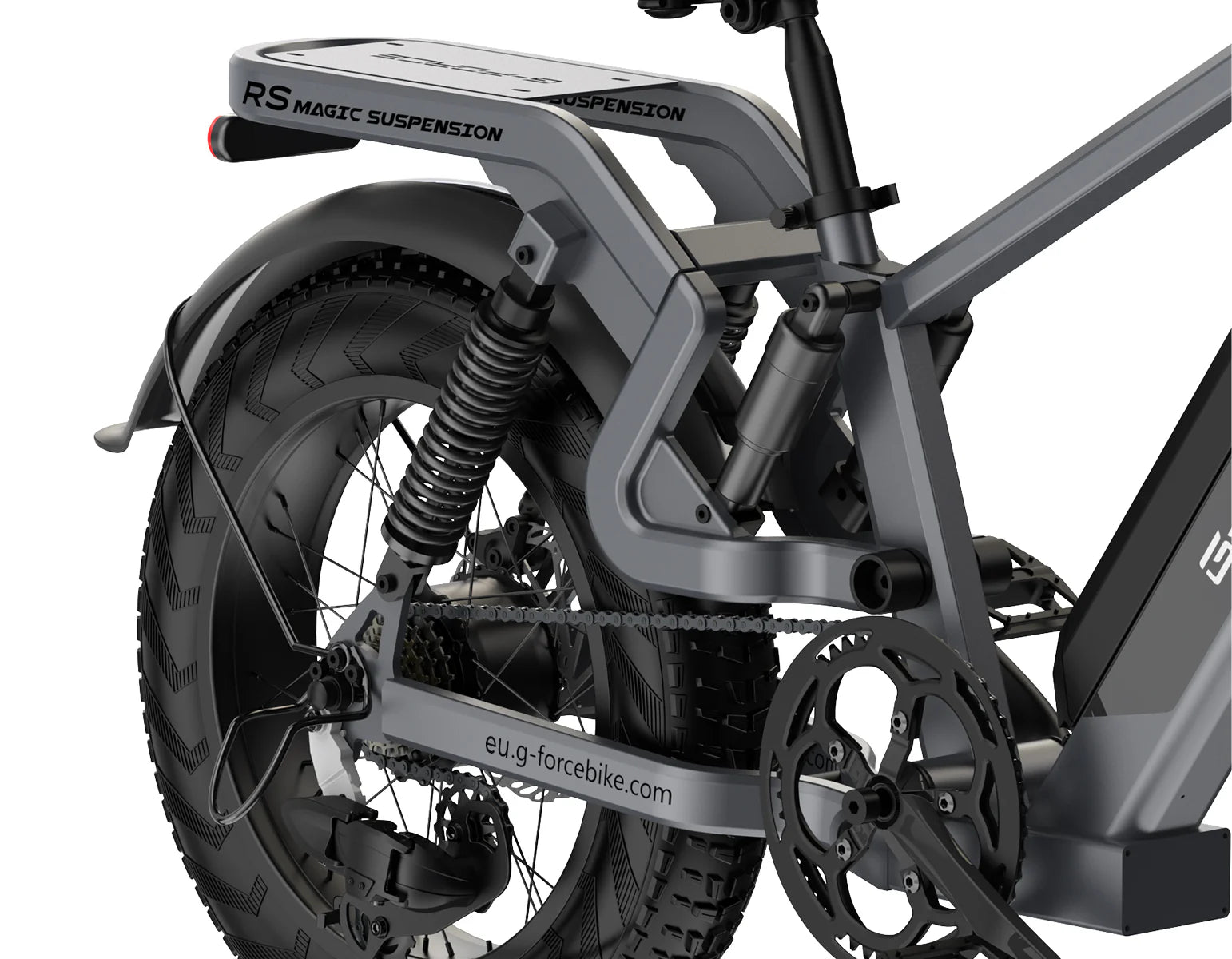 G-Force Bici Elettrica Fat Bike RS 15 Ah
