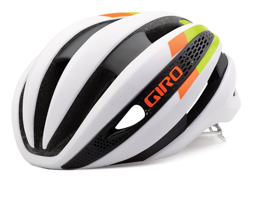 Casque Giro Synthe Noir mat Vert citron 