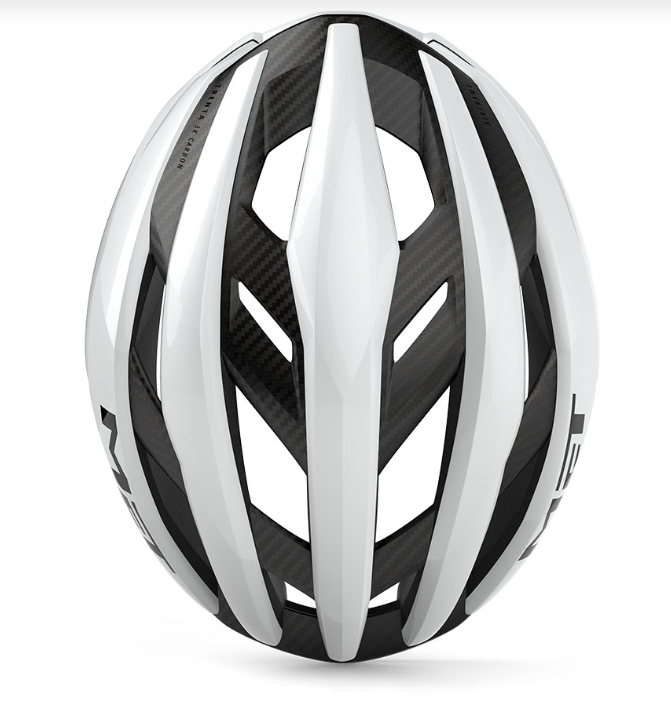 Met Casco New Trenta 3K Carbon Bianco