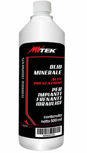 MvTek Olio Minerale Per Impianti Frenanti Idraulici 500ml
