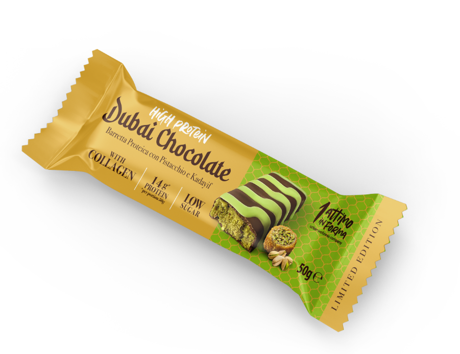 1 Attimo In Forma Barretta Proteica Dubai Chocolate 50g